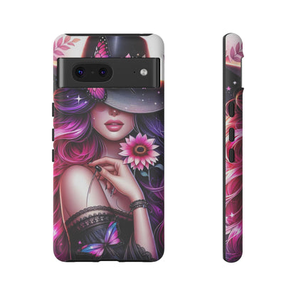 Celestial Charm – Cosmic Cowgirl & Butterfly Magic Mobile Cover