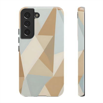 Neutral Geometrical Triangular Abstract Pattern