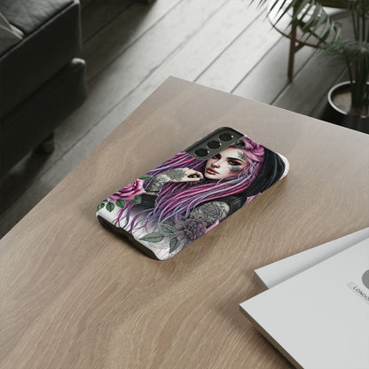 Gothic Rose Tattoo Art Mobile Case