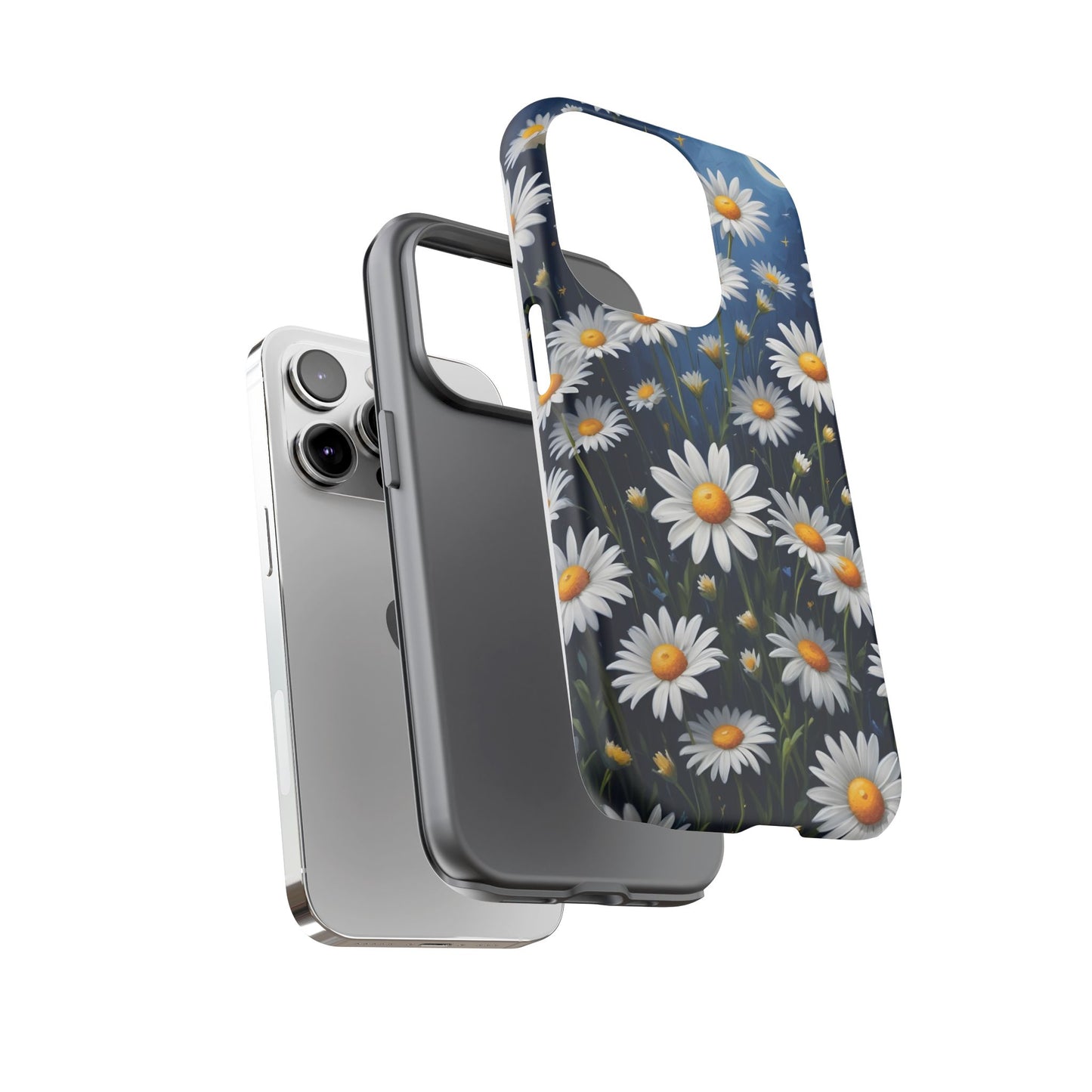 Witchy Daisy Flowers Phone Case Vintage Botanical Cover