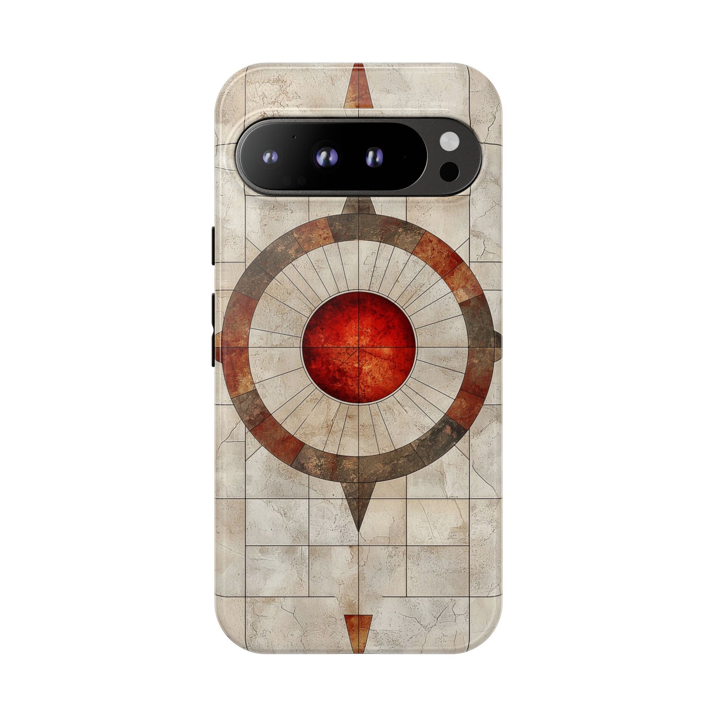 Boho Stone Compass Phone Case for iPhone, Pixel & Samsung