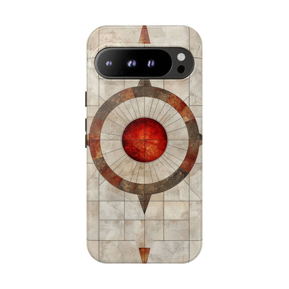 Boho Stone Compass Phone Case for iPhone, Pixel & Samsung