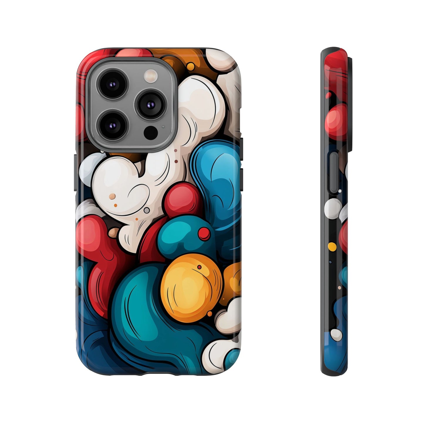 Color Burst – Bold Abstract Bubble Phone Case for iPhone, Samsung & Pixel