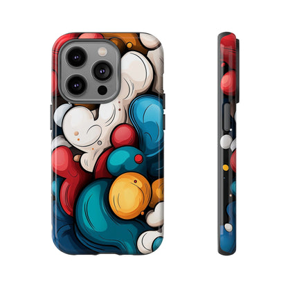 Color Burst – Bold Abstract Bubble Phone Case for iPhone, Samsung & Pixel