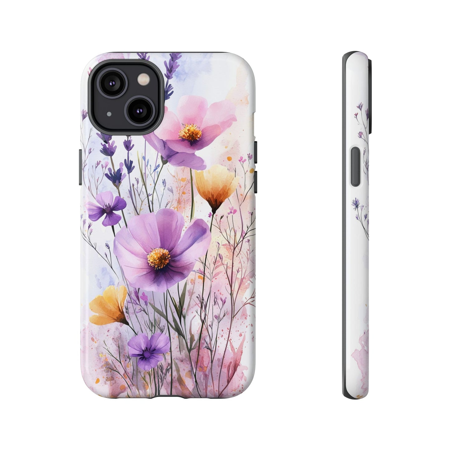 Wildflower Symphony Watercolor Phone Case for iPhone, google Pixel & Samsung