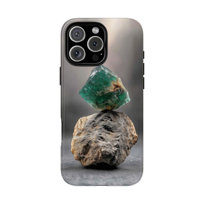 Balanced Emerald Phone Case for iPhone, Samsung & Google Pixel