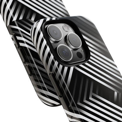 Monochrome Matrix Phone Case for iPhone, Pixel & Samsung