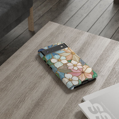 Floral Symphony: Stained Glass Elegance