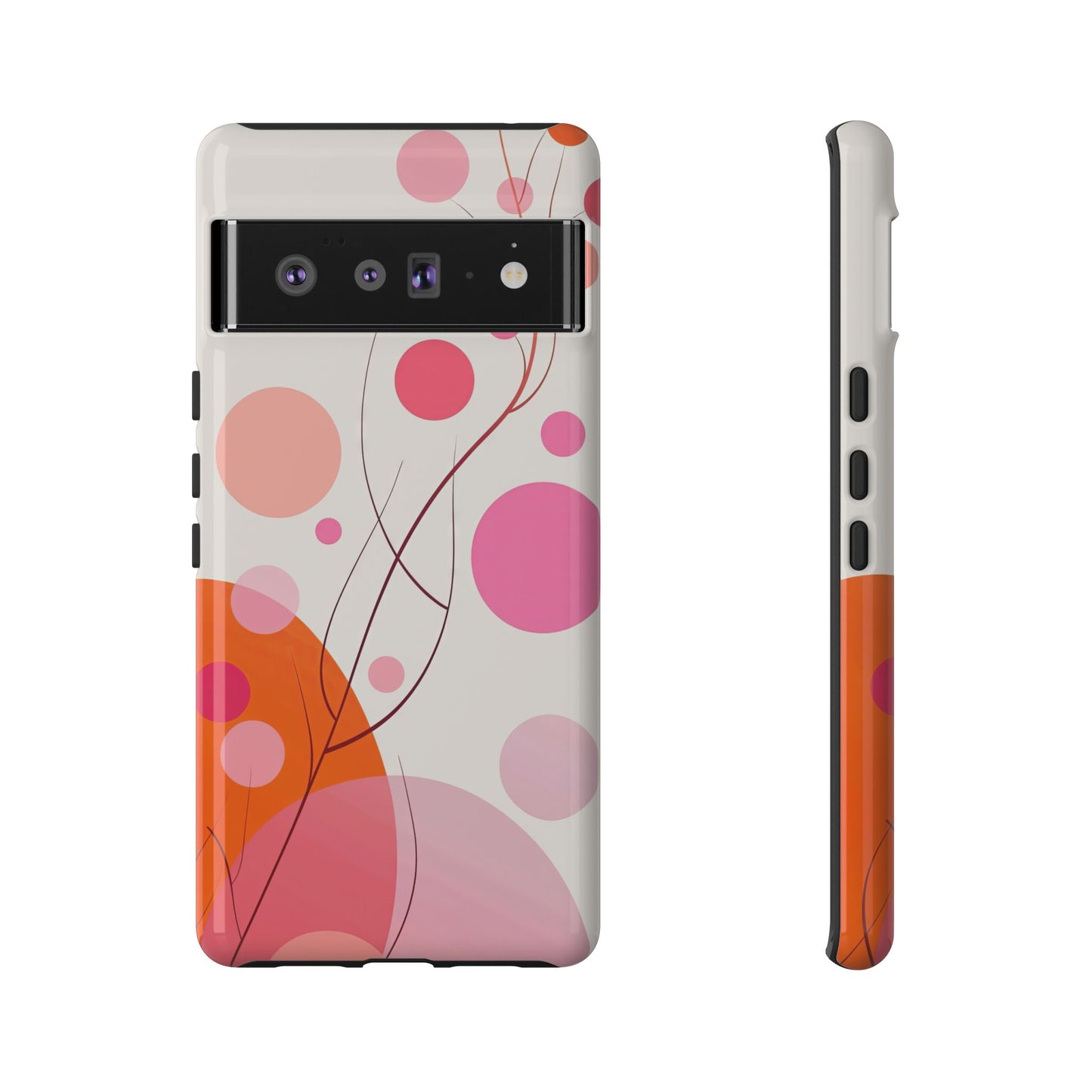 Blush Bloom – Abstract Floral Phone Case for iPhone, Samsung & Pixel