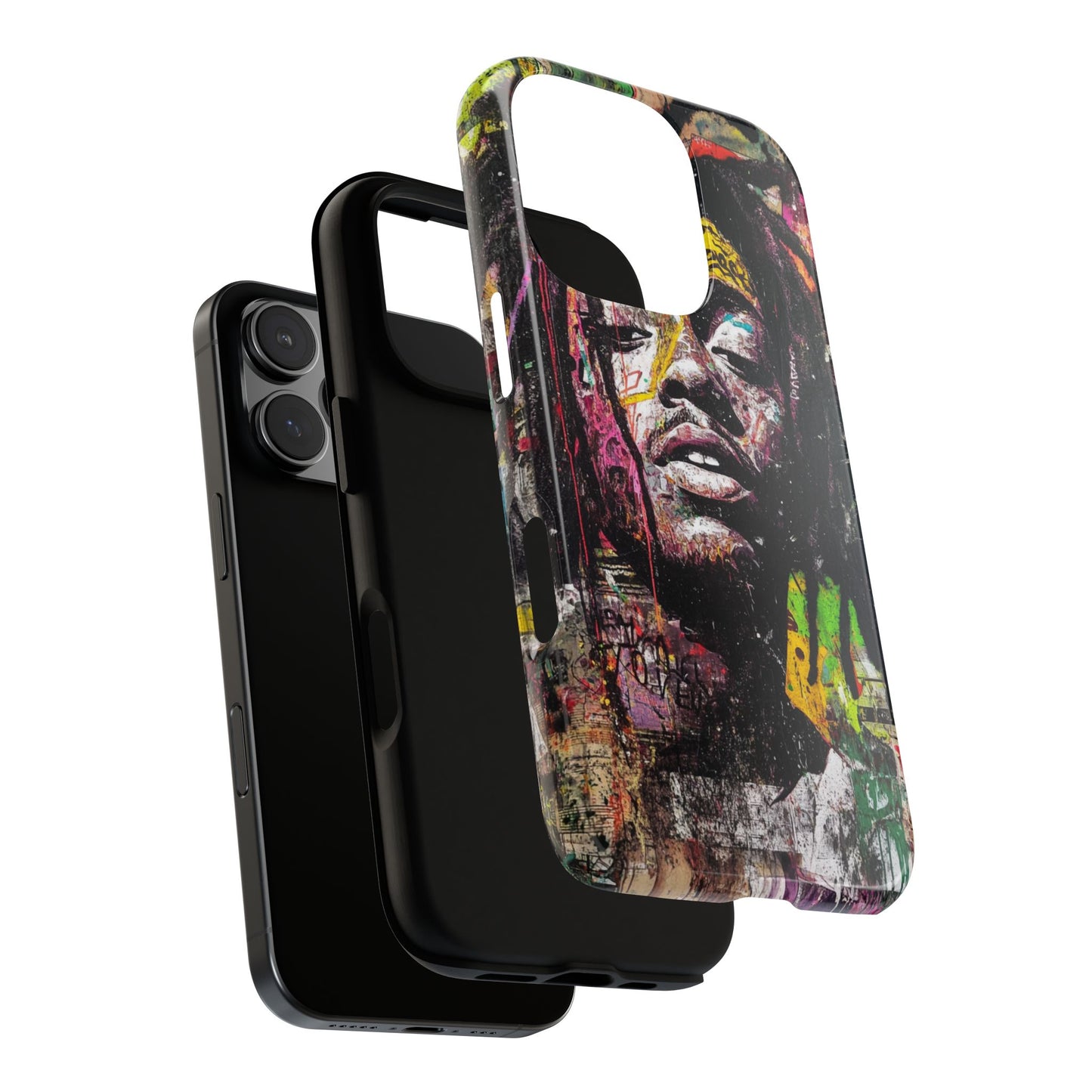 Basquiat Art iPhone Case – Bold, Graffiti-Inspired Street Art Cover - iPhone, Samsung & Google Pixel Cover - Artistic Painting Case, Art Lover Gift