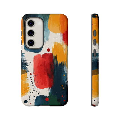 Color Burst Abstract Brushstroke Phone Case for iPhone, Samsung & Pixel