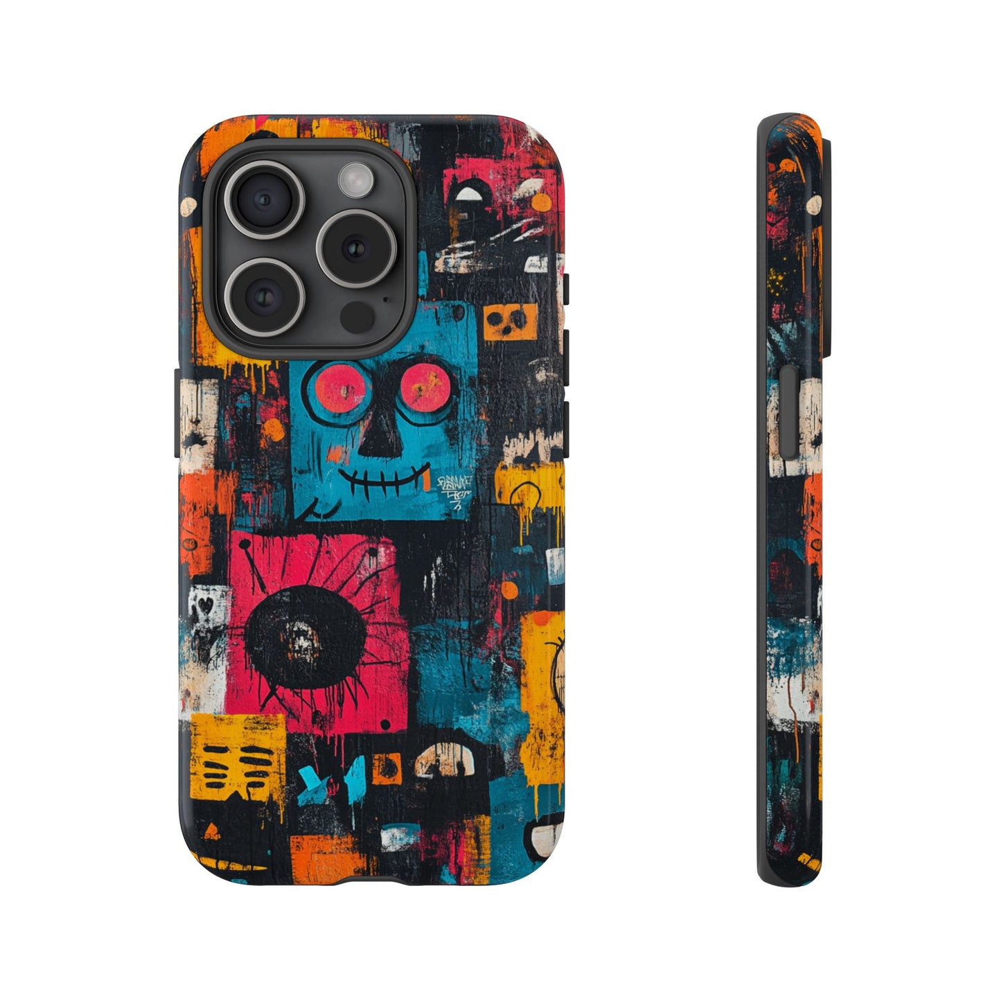 Jean-Michel Basquiat Art Phone Case – Modern Aesthetic Cover - iPhone, Samsung & Google Pixel Cover - Artistic Painting Case,  Art Lover Gift