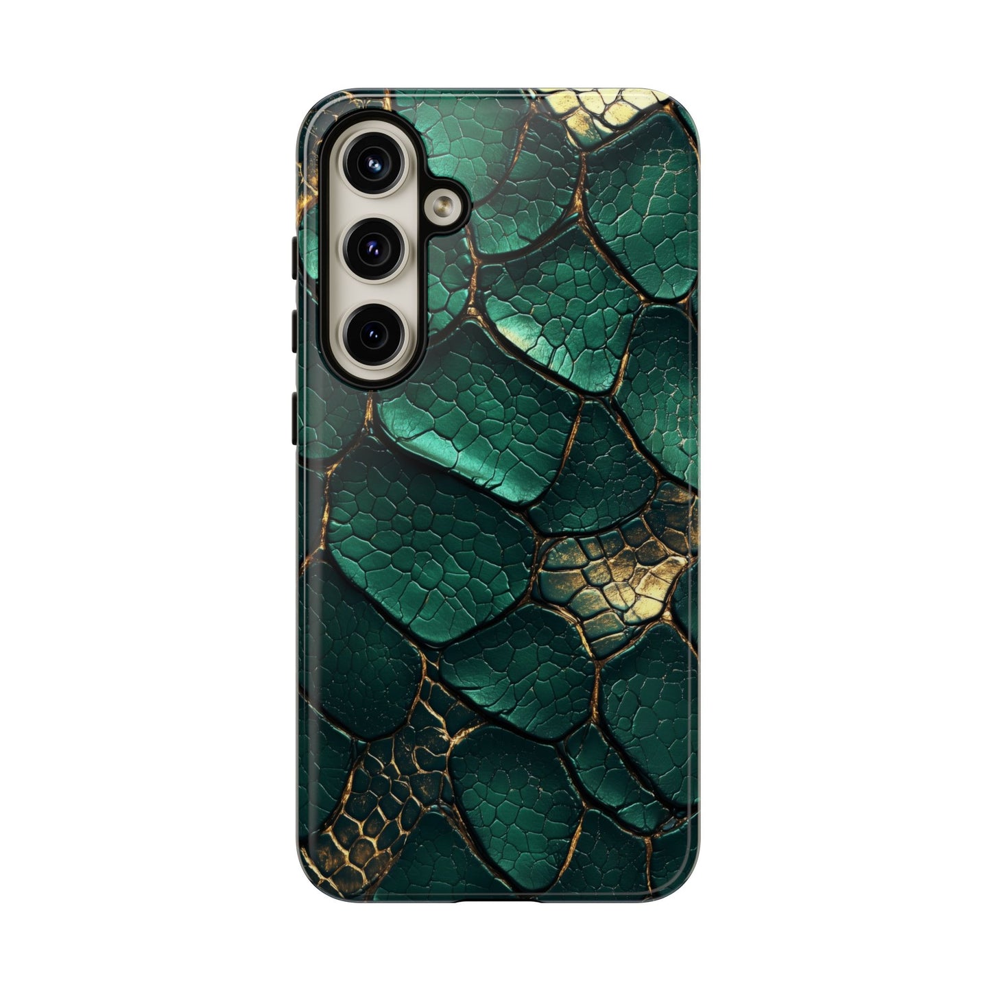 Emerald Serpent Snakeskin Phone Case for iPhone, Samsung & Google Pixel