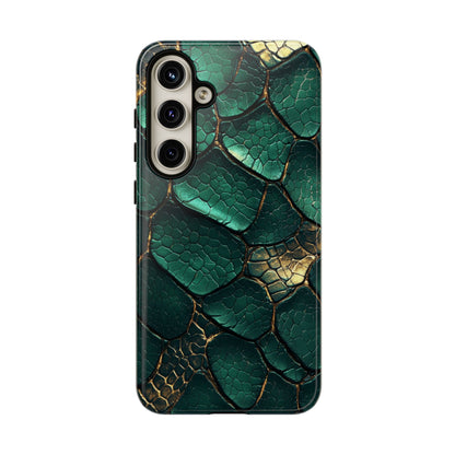 Emerald Serpent Snakeskin Phone Case for iPhone, Samsung & Google Pixel