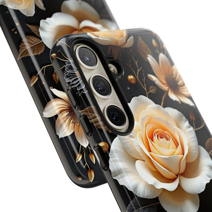 Elegant 3D Floral Design, Botanical Phone Case design for Iphone.