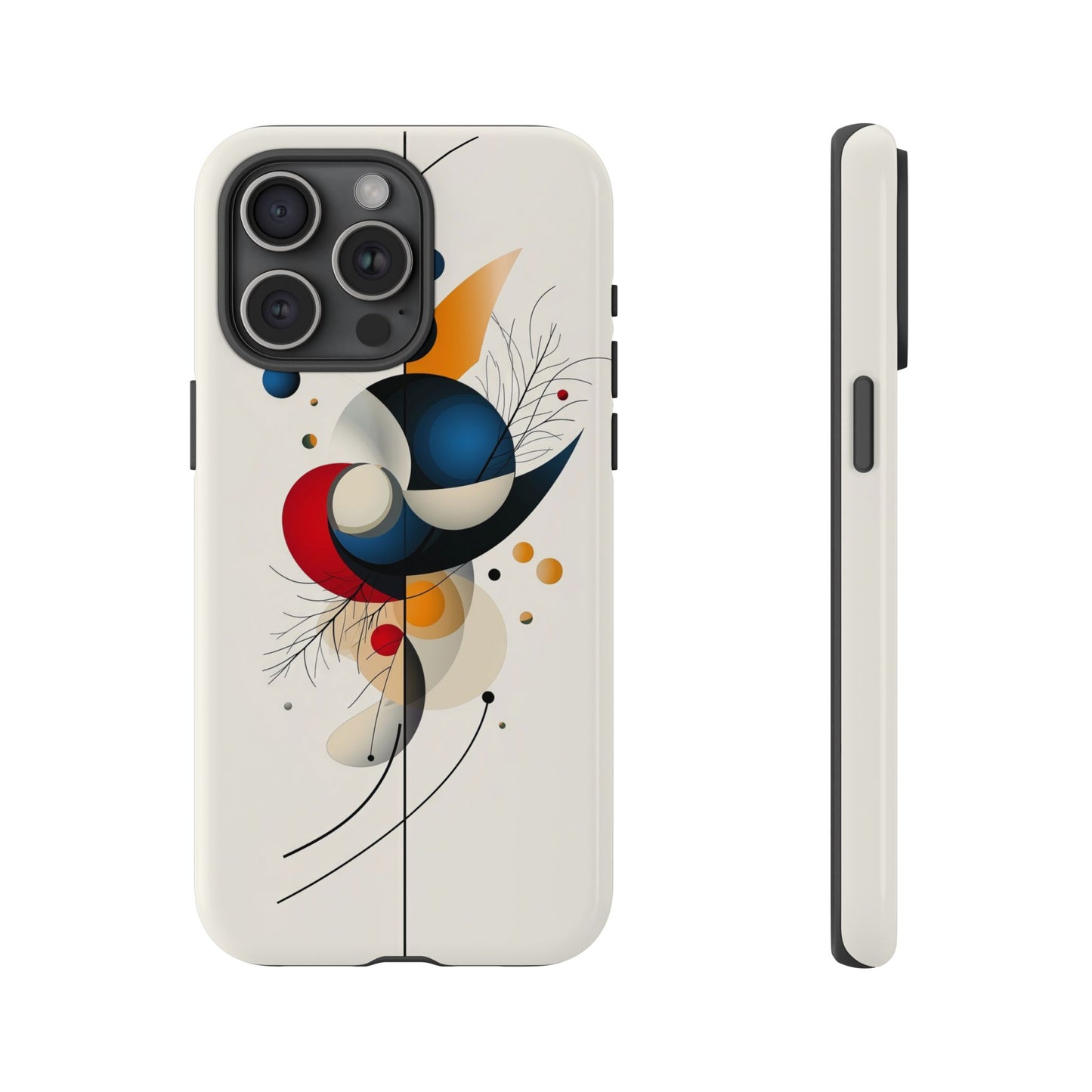 Celestial Balance – Abstract Geometric Phone Case for iPhone, Samsung & Pixel