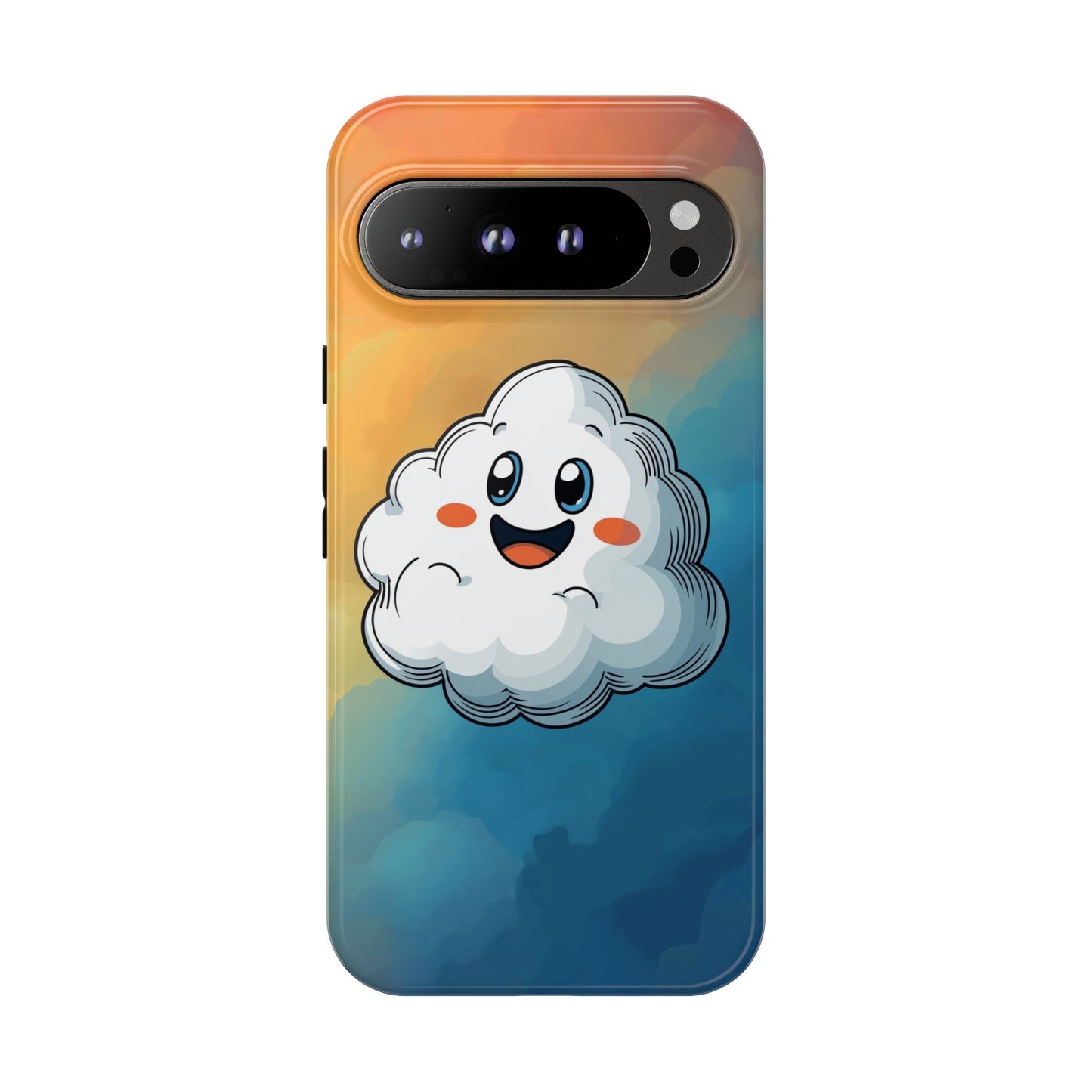 Happy Cloud Anime Phone Case for iPhone, Samsung, Google Pixel