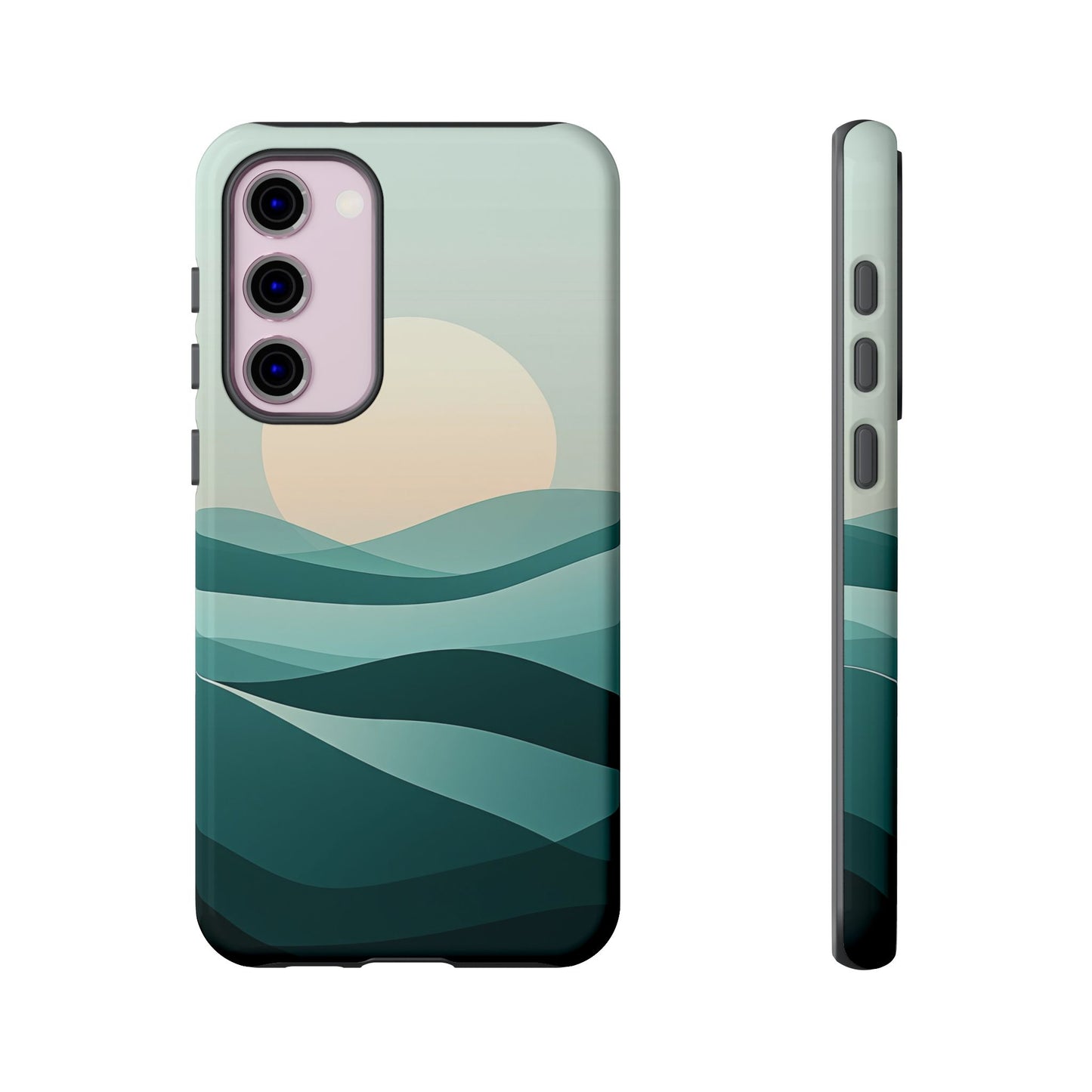 Tranquil Dunes – Abstract Sunset Phone Case for iPhone, Samsung & Pixel