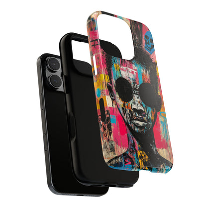 Basquiat Street Art Phone Case – Artistic Phone Protection - iPhone, Samsung & Google Pixel Cover - Artistic Painting Case,  Art Lover Gift