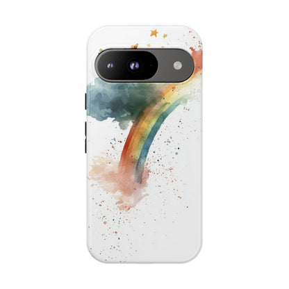 Mystic Splash Rainbow Watercolor Phone Case for iPhone, google Pixel & Samsung