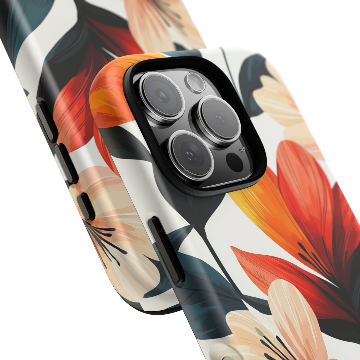 Sunset Garden Floral Case | Vibrant Bloom Design for iPhone, Pixel & Samsung