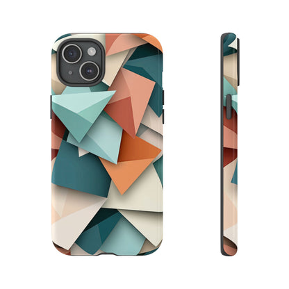 Origami Prism – Abstract Tri-Fold Geometry Phone Case – iPhone, Google Pixel, Samsung