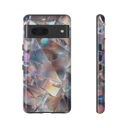 Iridescent Crystal Matching Couple Phone Case – Shimmer & Shine for iPhone, Samsung & Google Pixel