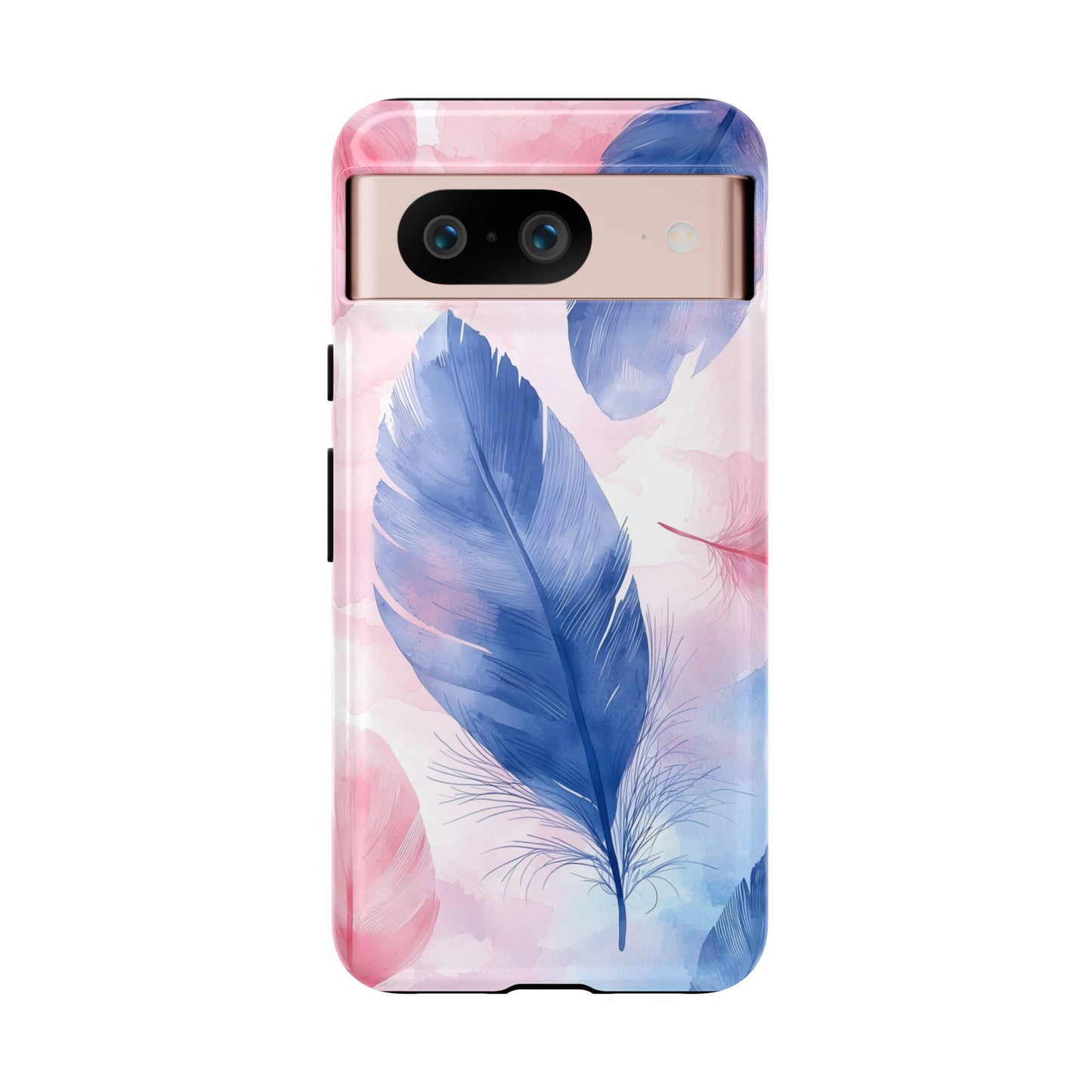 Pastel Plume Watercolor Phone Case for iPhone, google Pixel & Samsung