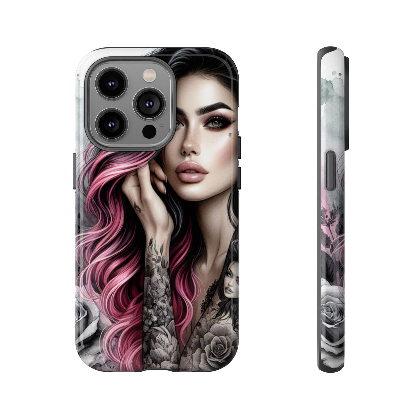Tattooed Elegance – Gothic Art Mobile Cover