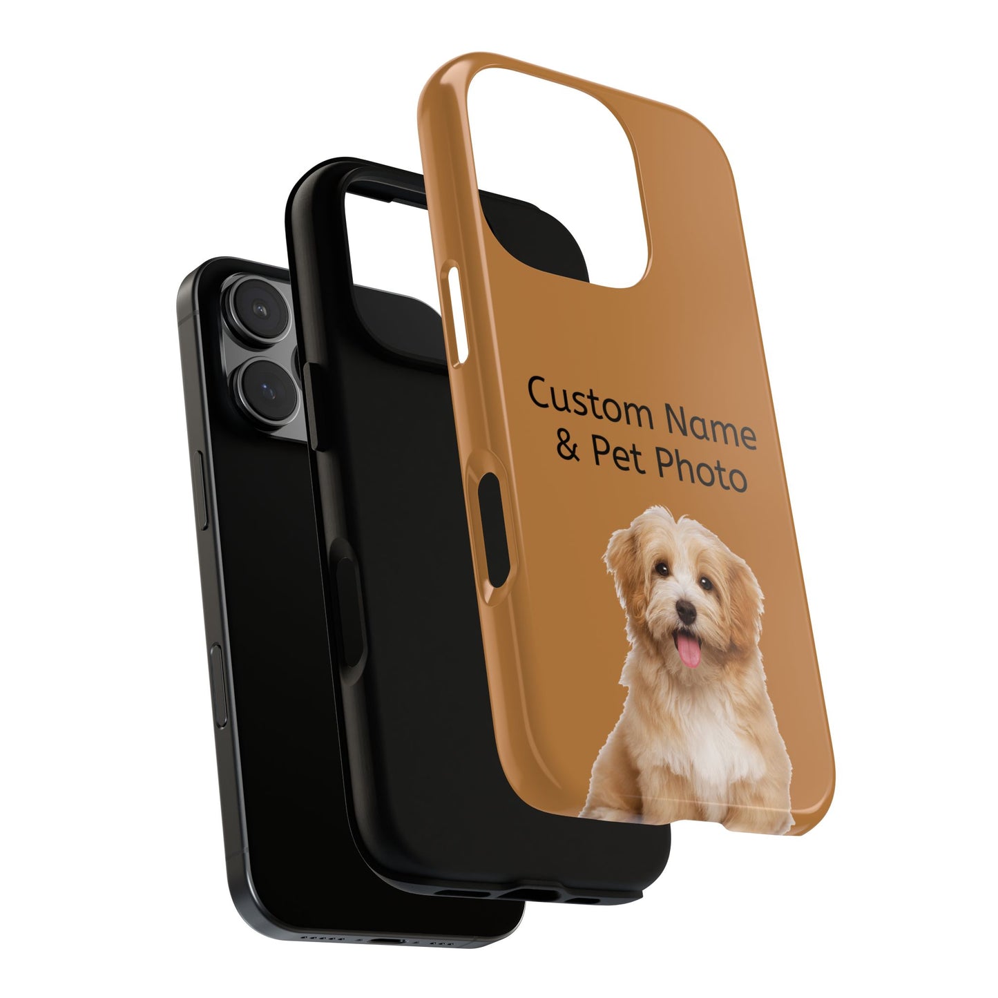 Personalized Custom Pet Phone Case – Add Your Name, Pet Photo or Any Text– Unique Gift for iPhone, Samsung  & Google Pixel – Protective & Stylish Cover"