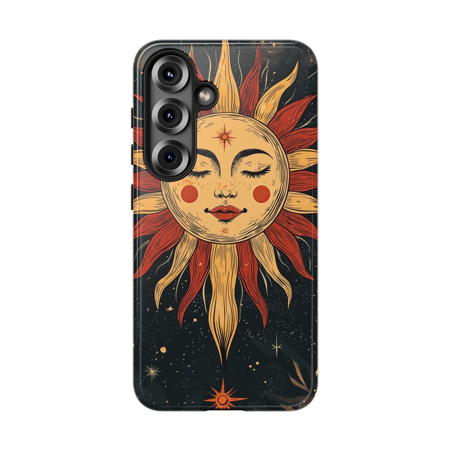 Boho Cosmic Sun Phone Case for iPhone, Pixel & Samsung