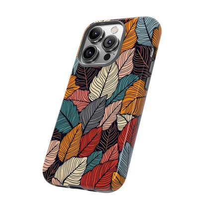 Colorful Abstract Leaves Pattern Design