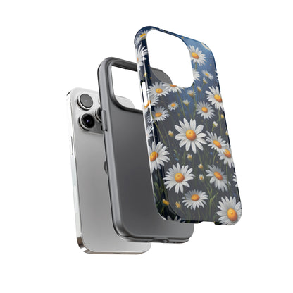 Witchy Daisy Flowers Phone Case Vintage Botanical Cover