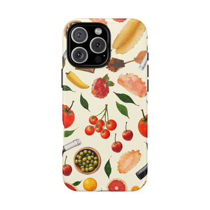 Fresh Fruits & Veggies Pattern Phone Case