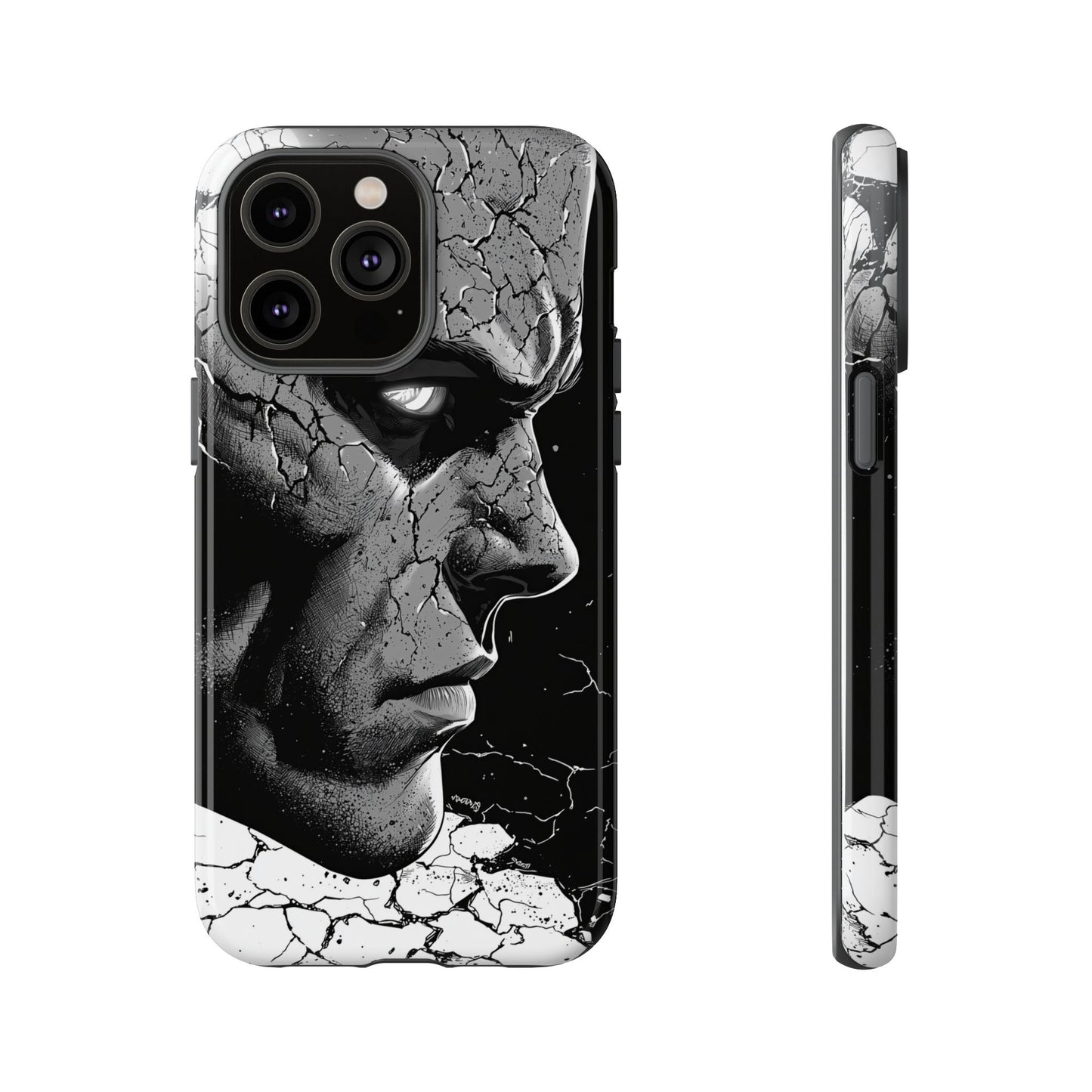 Shattered Reflections of a Symbiotic Soul: The Rise of a Dark Anti-Hero Phone Case for iPhone, Samsung & Pixel
