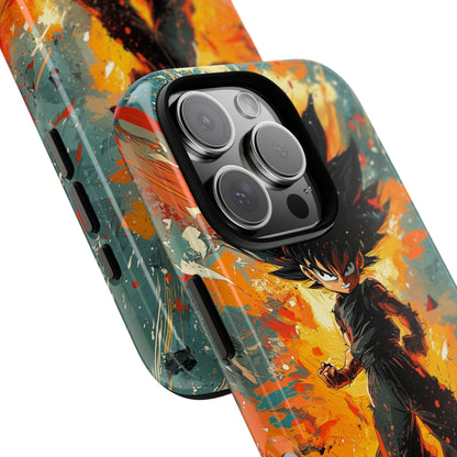 Mini Warrior Rage | Chibi Power Surge Phone Case for iPhone, Samsung & Pixel