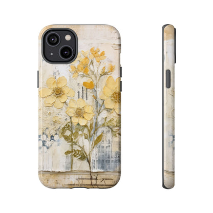 Vintage Botanical Floral Mobile Case