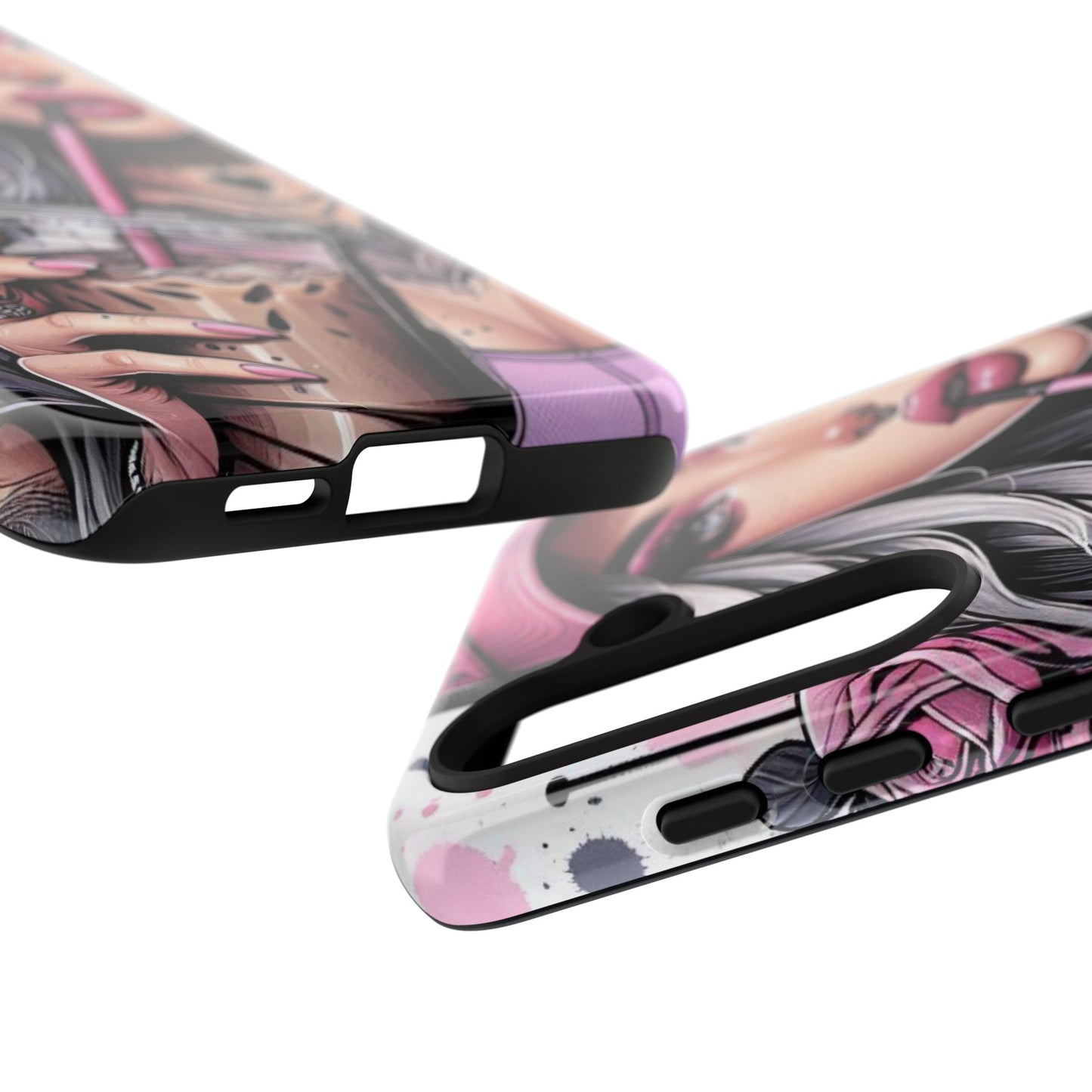 Pink Aesthetic Rebel – Iced Coffee & Inked Beauty Mobile Cover