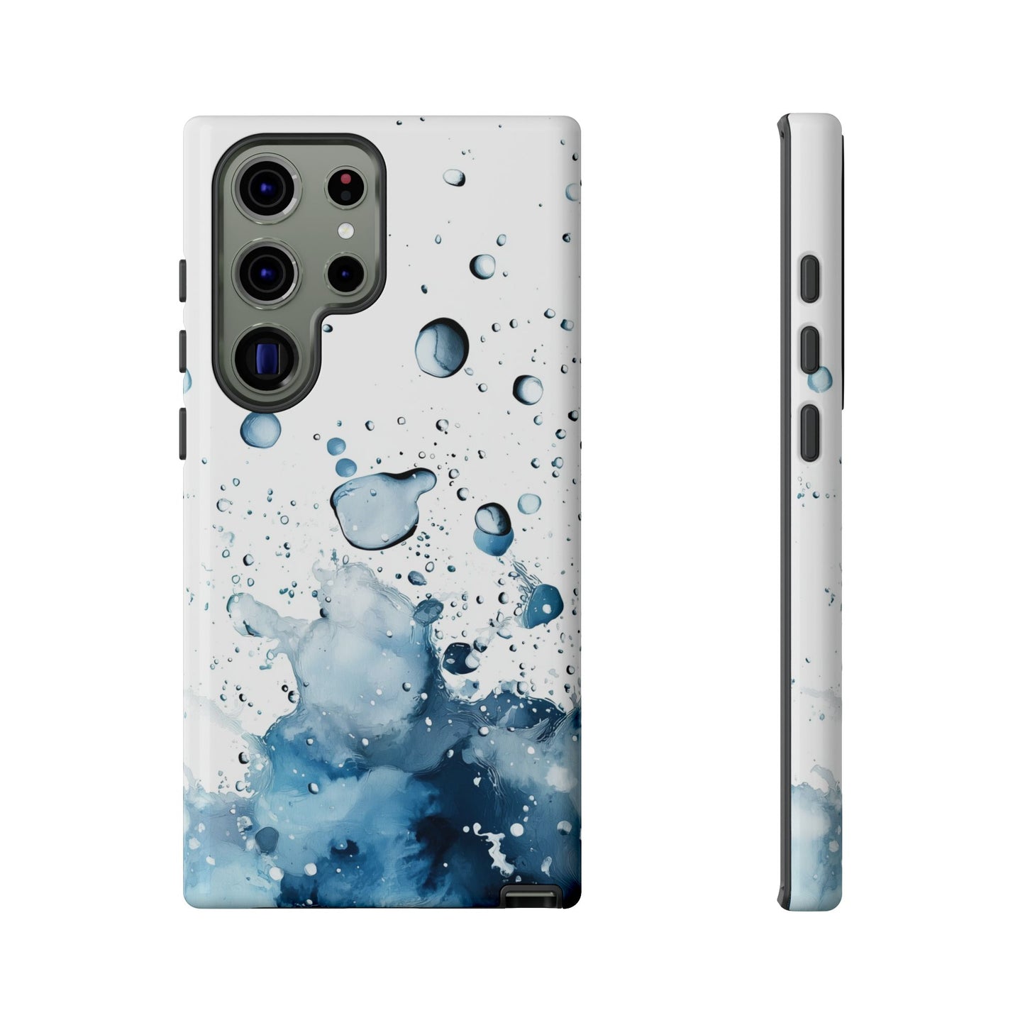 Aqua Burst Watercolor Phone Case for iPhone, google Pixel & Samsung
