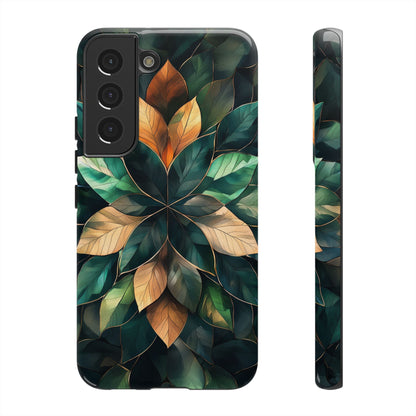 Golden Harmony Leaf Phone Case for iPhone, Samsung & Google Pixel