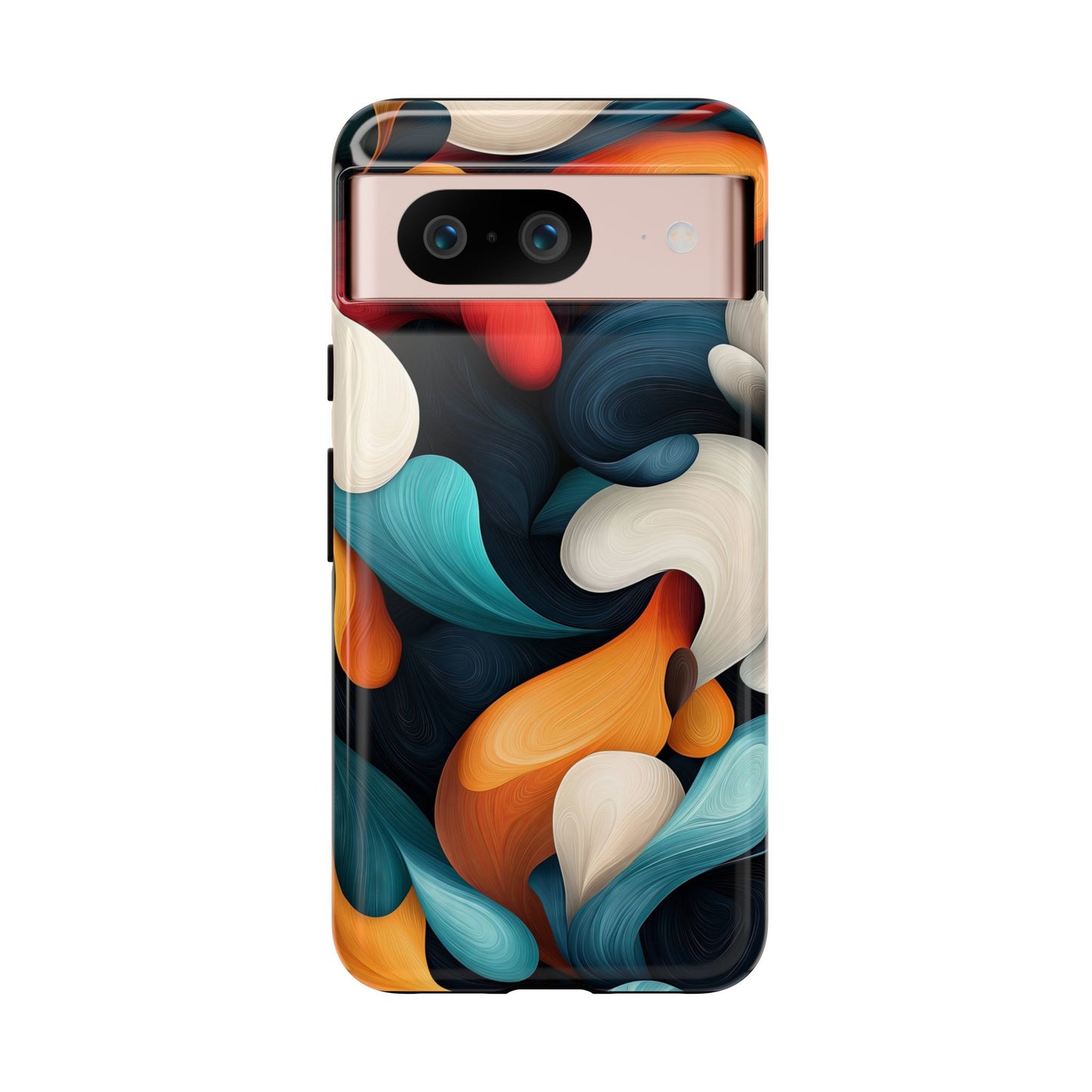 Swirl Spectrum – Vibrant Abstract Phone Case for iPhone, Samsung & Pixel