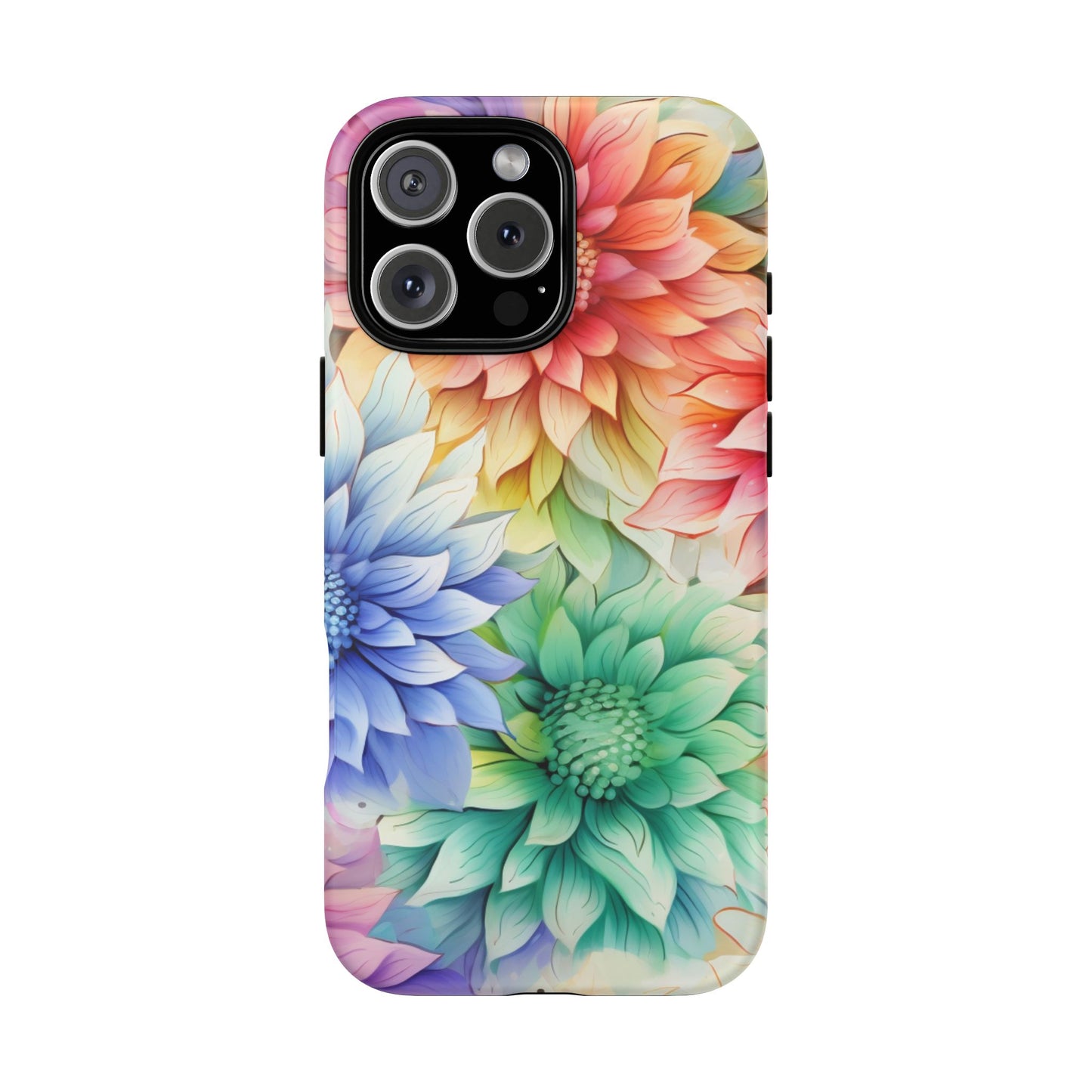 Rainbow Bloom Mandala Floral Mobile Case