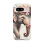 Joyful Floral Elephant Mobile Cover – Whimsical Watercolor Art