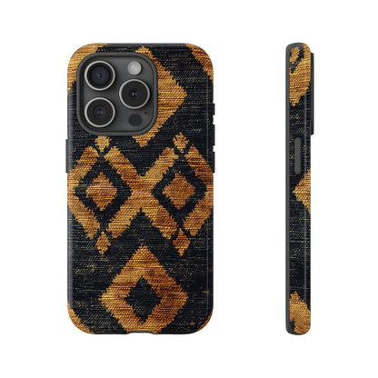 Golden Tribal Boho Phone Case for iPhone, Google Pixel & Samsung