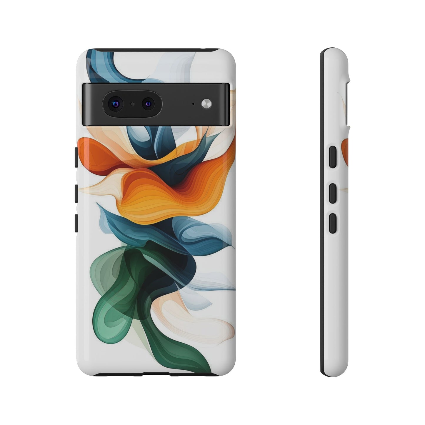 Verdant Flow – Modern Abstract Phone Case for iPhone, Samsung & Pixel