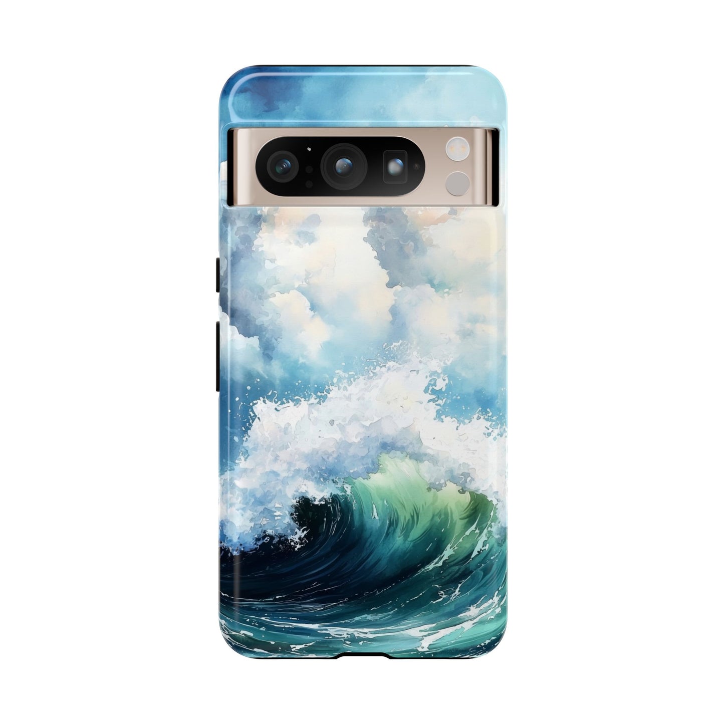 Pastel Wave Dream Watercolor Phone Case for iPhone, google Pixel & Samsung
