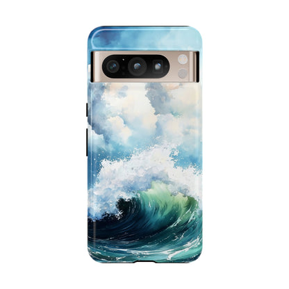 Pastel Wave Dream Watercolor Phone Case for iPhone, google Pixel & Samsung