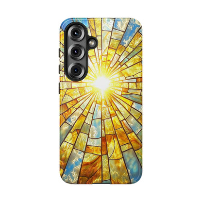 Heavenly Light – Radiant Sunburst Phone Case for iPhone, Samsung & Pixel