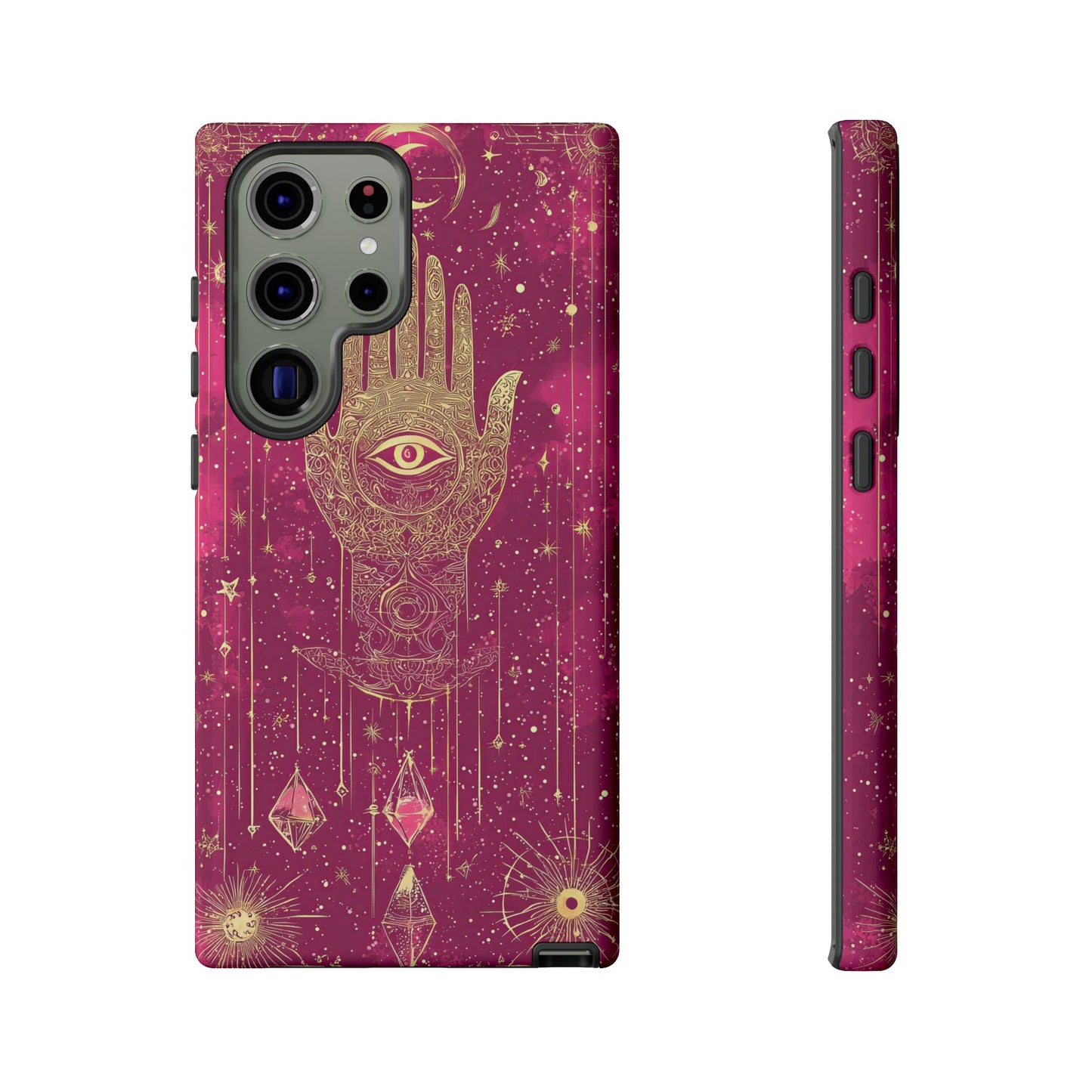 Cosmic Hamsa Boho Phone Case for iPhone, Pixel & Samsung
