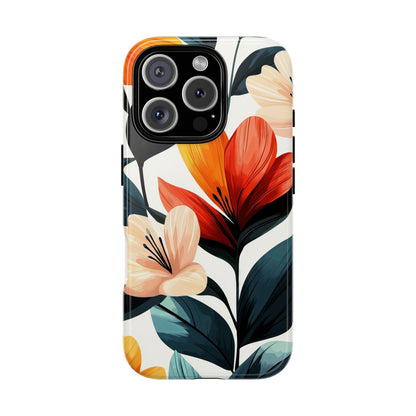 Sunset Garden Floral Case | Vibrant Bloom Design for iPhone, Pixel & Samsung